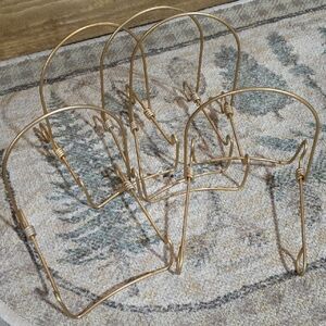 Elegant Gold Adjustable Bowl/Plate Stands